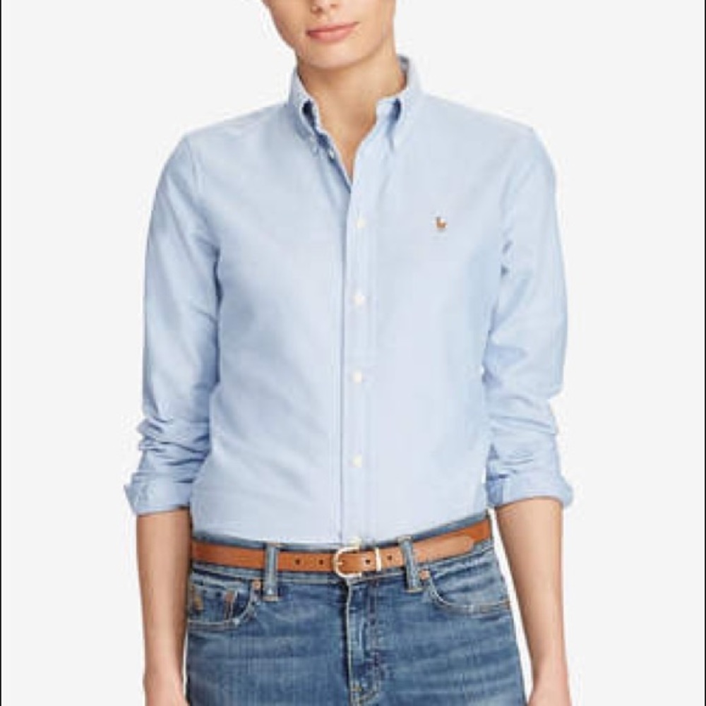 Ralph Lauren Classic woman’s Oxford size 6 blue